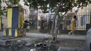 Las cloacas colapsadas en el barrio 7 de Septiembre.
