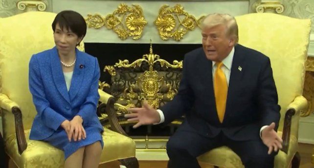 Trump bromeó sobre Pearl Harbor ante la primera ministra de Japón