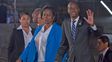 Jovenel Moïse junto a su esposa Martine Moise.