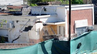 Assa reparará la estación cloacal que hundió dos casas