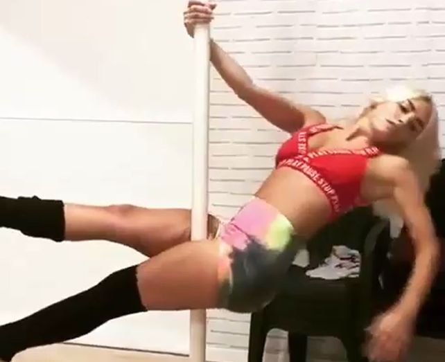 Lali Espósito y un sensual ensayo del baile del caño para una serie de Netflix