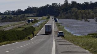 La autopista Rosario-Buenos Aires ya tiene habilitada la mano que viene hacia la ciudad. Foto: gentileza PhLares.