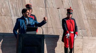 Pullaro en el Día de la Bandera.