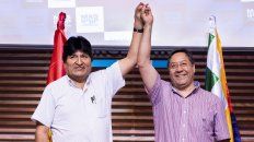 Evo Morales y el nuevo presidente electro, Luis Arce. Evo Morales y el nuevo presidente electro, Luis Arce.