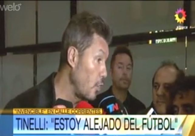 Quería estar bien de salud, no podía hacer tantas cosas, dijo Tinelli antes del