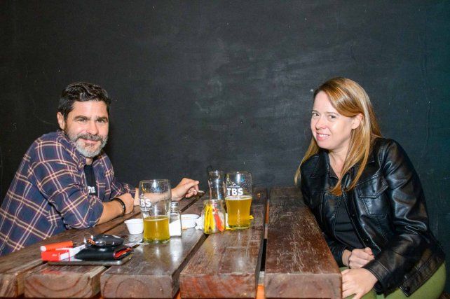 Estéban Rampello y  Valeria Percellini
