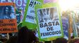 Ni una menos. Una gran cantidad de organizaciones sociales y políticas convocaron a la protesta.