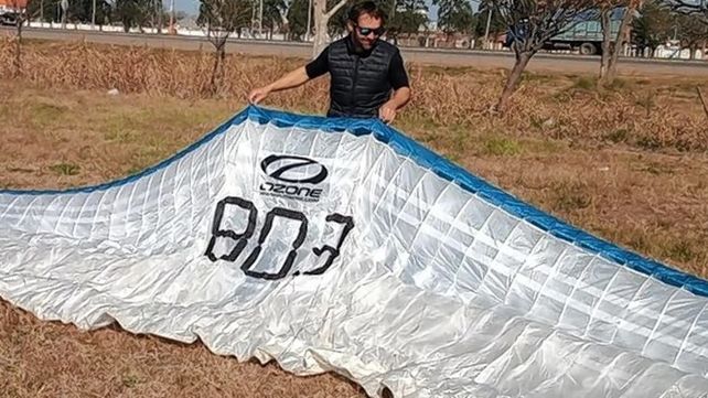 Hugo Dalmasso es ceresino y en la tarde del sábado logró superar y quedarse con el récord argentino en parapente&nbsp;