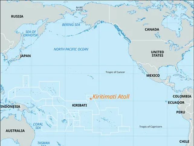 Dónde queda Kiritimati, el primer lugar del mundo en celebrar el Año Nuevo