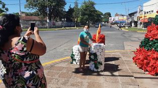 La ciudad de Santo Tomé se vistió de Navidad Sustentable