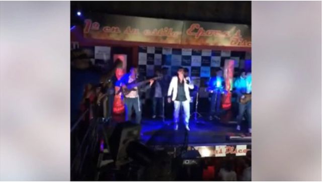 Una de las imagenes del último show del Chino con La Nueva Luna