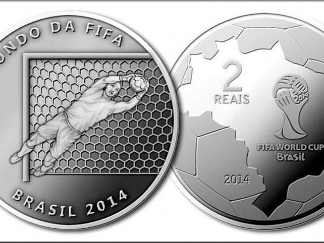 Brasil agota en un día monedas conmemorativas del Mundial