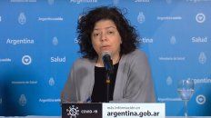 La funcionaria en una reciente conferencia de prensa. La funcionaria en una reciente conferencia de prensa.