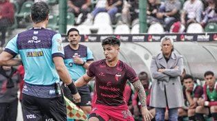 Stefano Moreyra fue uno de los jugadores de Colón que rindió bien frente a Lanús en Junín.