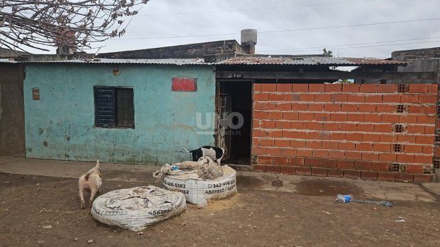 La vivienda en donde se produjo el incendio