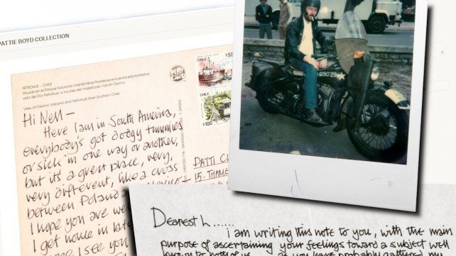 Subastan cartas del triángulo amoroso más famoso del rock: Clapton, Harrison y Pattie Boyd