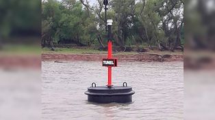 Señalizaron el canal de la hidrovía a la altura del Túnel Subfluvial