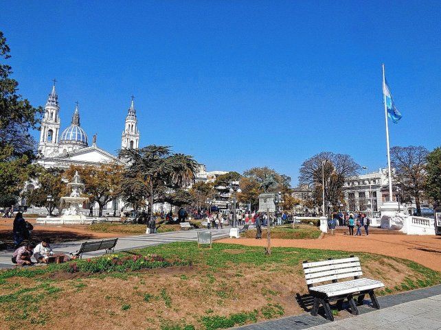 La Plaza de 1° Mayo de la ciudad de Paraná es también de los trabajadores.