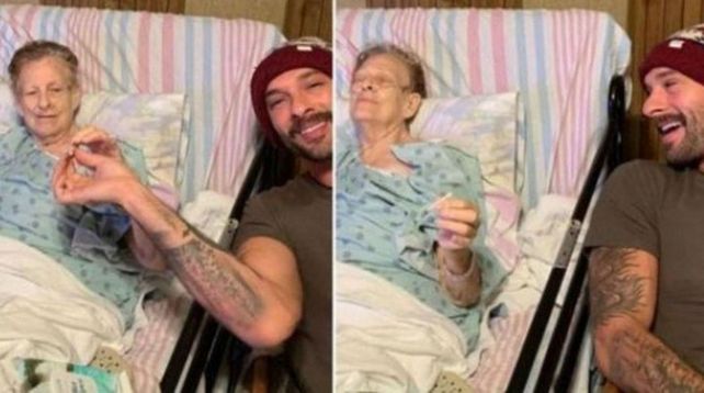Una abuela se despidió de este mundo fumando marihuana con su nieto