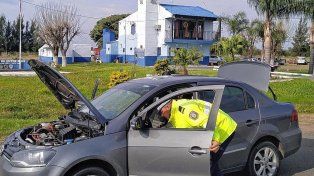 El Volkswagen Voyage tenía un pedido de secuestro en abril de este año en Malvinas Argentinas.