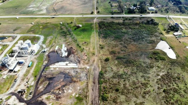 Producción paralizada. La Municipalidad escuchó el reclamo de los vecinos afectados. Foto: Nogoyá Al Día
