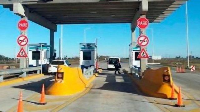 Las cabinas de peaje en Sauce Viejo