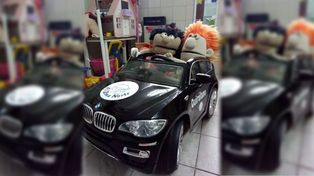 Una iniciativa única en la provincia: entran en autito a los peques al quirófano