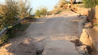 Nuevos deslizamientos en las barrancas de Diamante