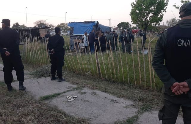 El desalojo de los terrenos en barrio Transporte&nbsp;