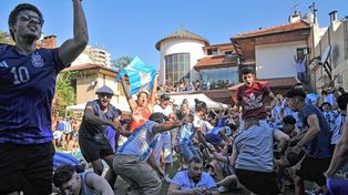 La casa donde vivió Diego Maradona en Villa Devoto, epicentro de la final del Mundial de Qatar.&nbsp;