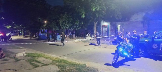 La cuadra donde se produjo el ataque a balazos.