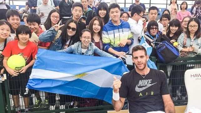 Juan Martín Del Potro enloqueció a todos en Shanghai