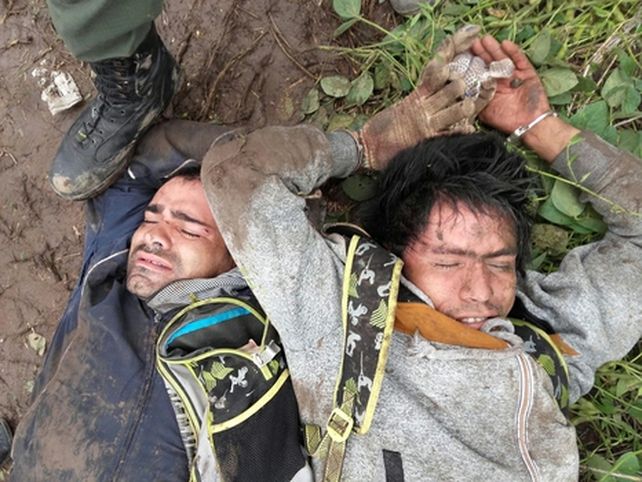 atrapados. Dos ladrones fueron reducidos por la Gendarmería.