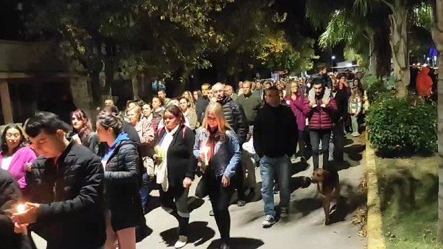La población de Bovril se volcó a la calle tras el crimen