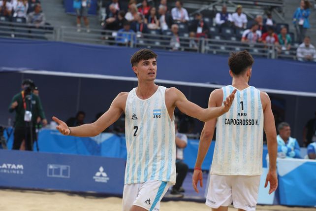 Los hermanos Capogrosso cayeron en cuartos de final ante los brasileños Loyola/Souto por 2-1.