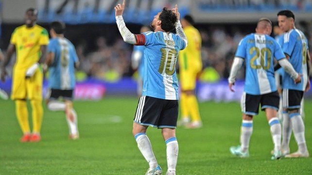 La Selección Argentina goleó a Benín en una emocionante despedida de Lionel Messi