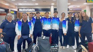 La delegación nacional que competirá en la Copa Pacífico en Ecuador.