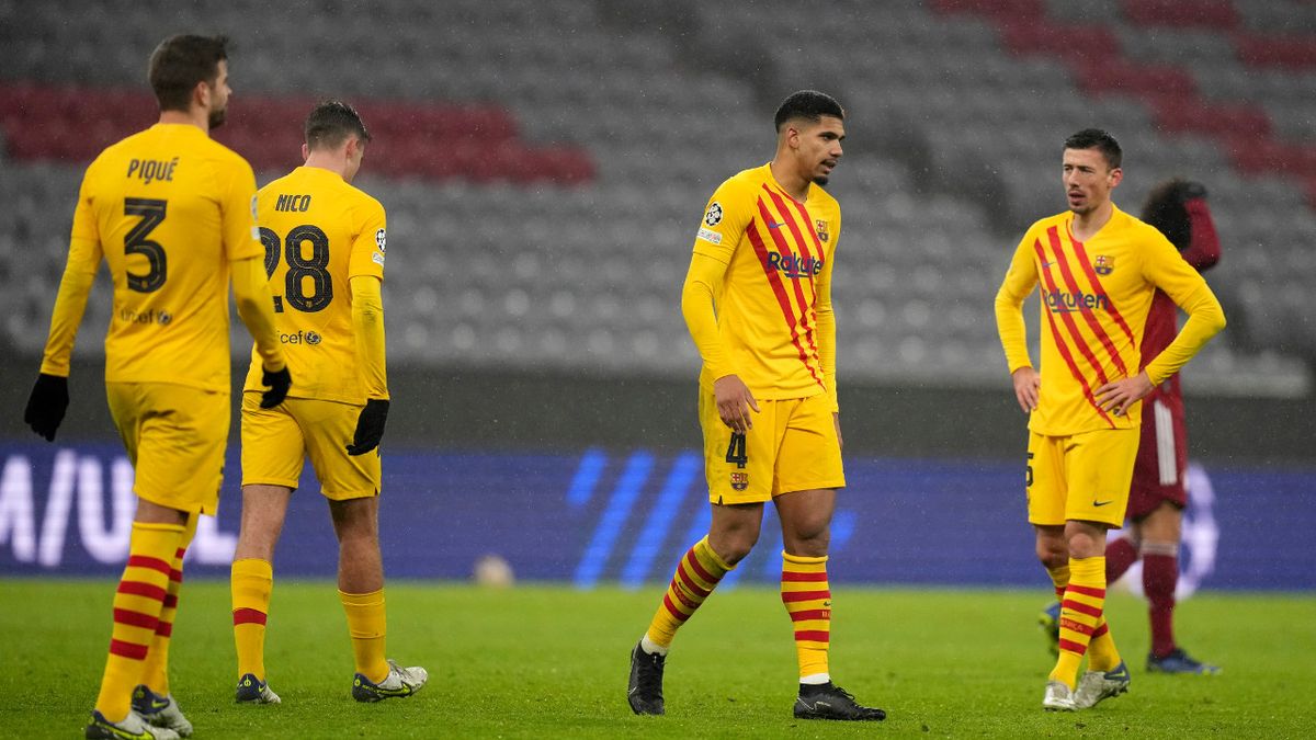 Barcelona sufrió otra goleada y no pasó la fase de grupos en la Liga de ...
