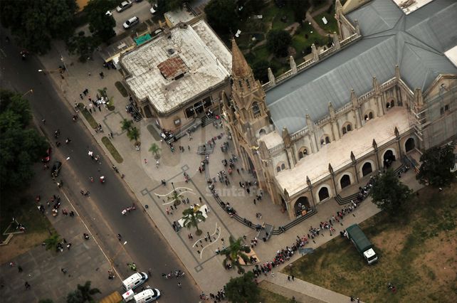 La peregrinación de Guadalupe.