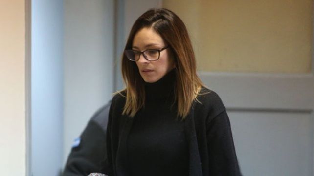 Acusada. Julieta Silva durante las audiencias. El lunes podrá hablar antes de escuchar la sentencia.