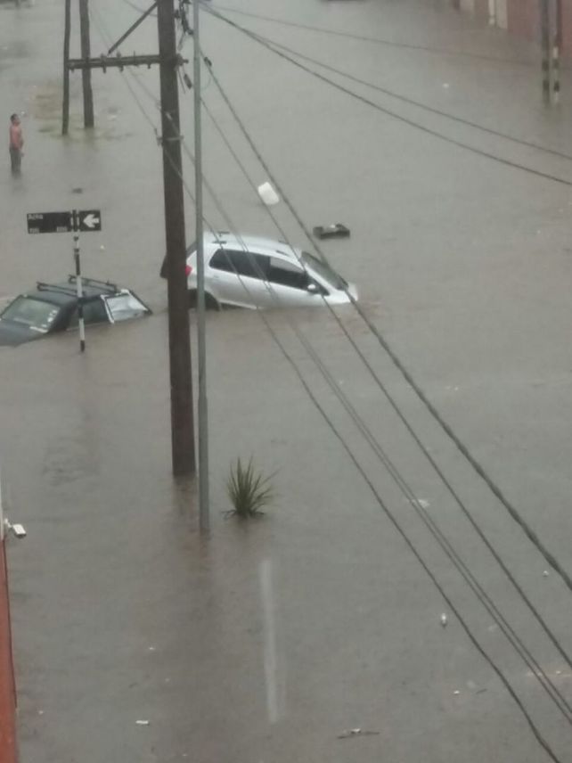 Mar del Plata: cayeron 100 mm en pocas horas y hay más de 100 evacuados