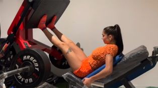 María Becerra compartió su exigente rutina de entrenamiento en TikTok