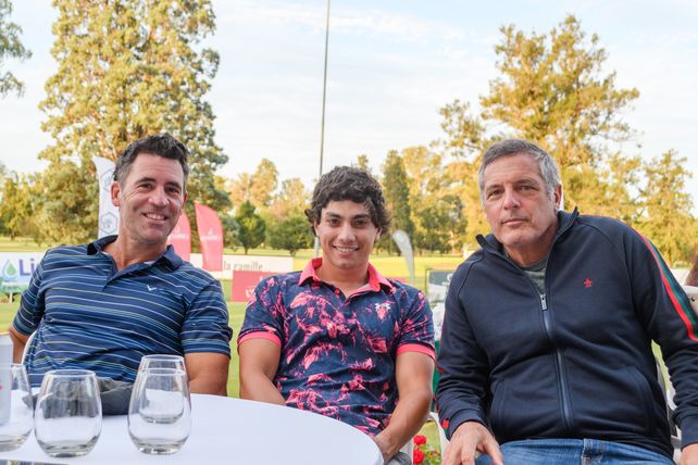 Rodrigo del Pazo, Martín Covella y Guillermo Sosa