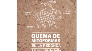 Realizarán la quema de mitoformas en La Redonda