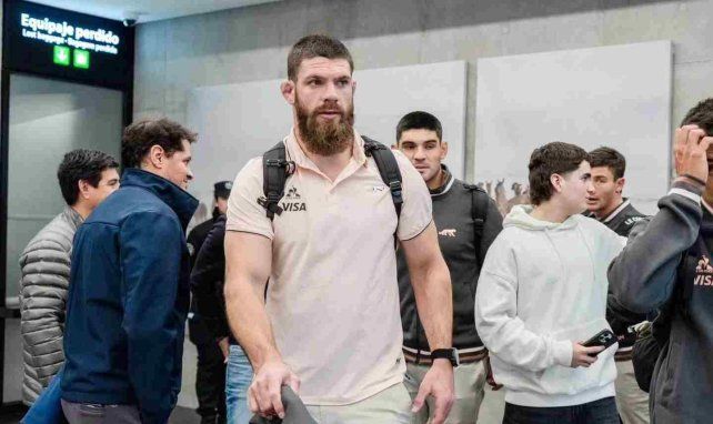 El entrerriano Marcos Kremer arribó con la delegación de Los Pumas a San Juan.