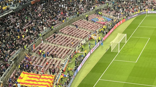 Los hinchas de Barcelona abandonaron el estadio enojados por la cantidad de visitantes