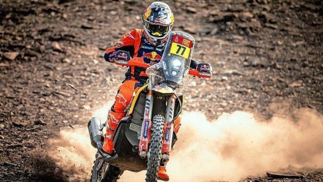 Buen trabajo del piloto argentino con la KTM para ganar posiciones en la clasificación general.