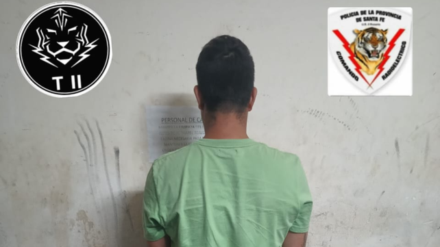 El hombre detenido por violencia de género en zona sur.&nbsp;