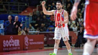 Campazzo no podrá jugar la Euroliga con Estrella Roja hasta marzo