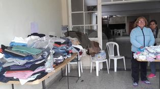 El ropero solidario de barrio Del Tránsito funcionará hasta el viernes
